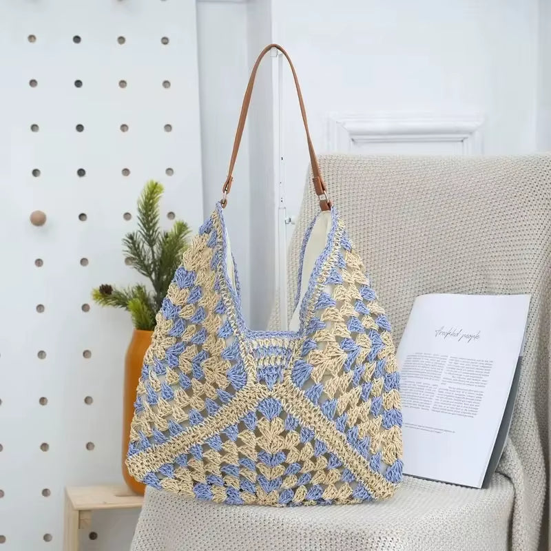 Boho Crochet Shoulder Bag
