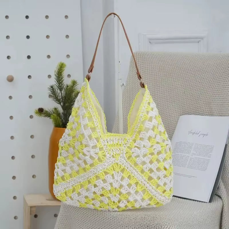 Boho Crochet Shoulder Bag