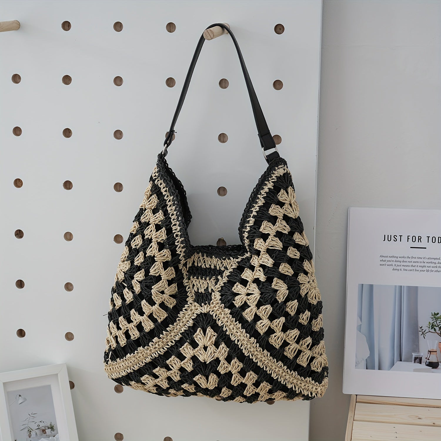 Boho Crochet Shoulder Bag