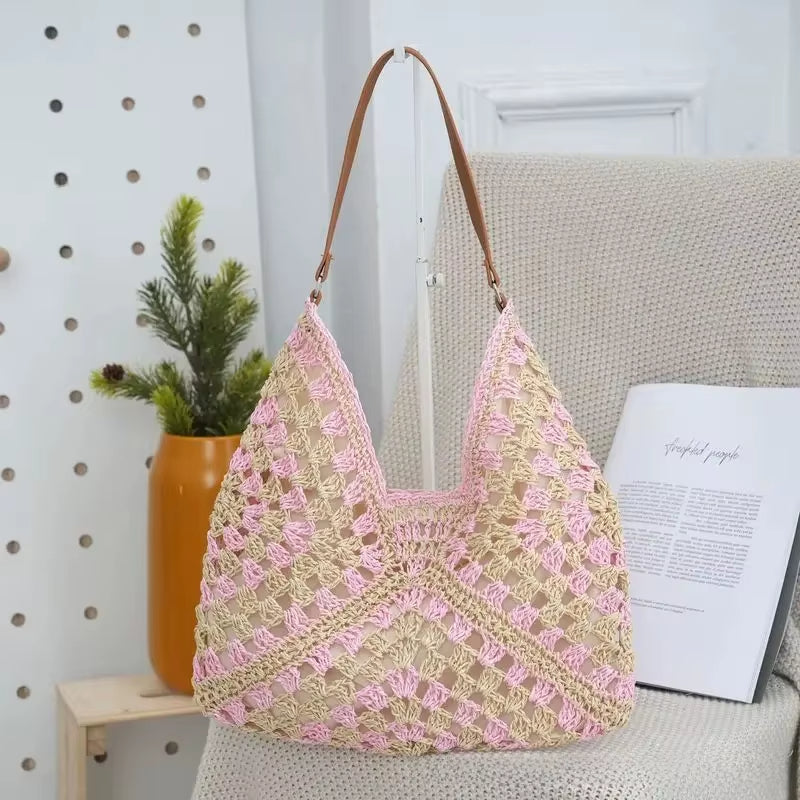 Boho Crochet Shoulder Bag