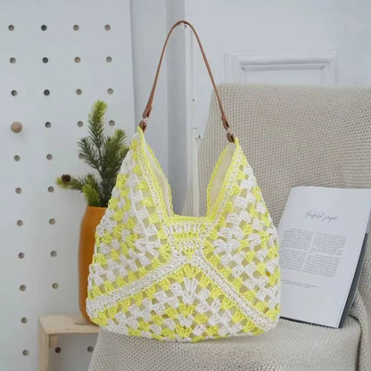 Boho Crochet Shoulder Bag