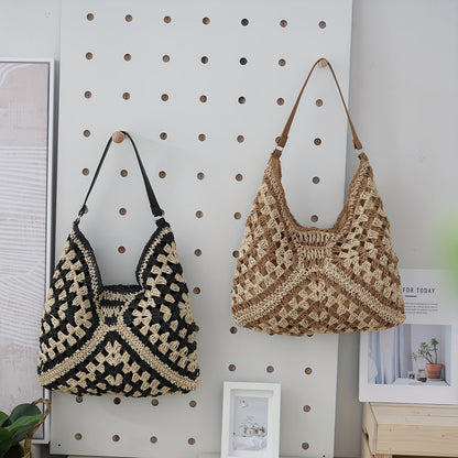 Boho Crochet Shoulder Bag