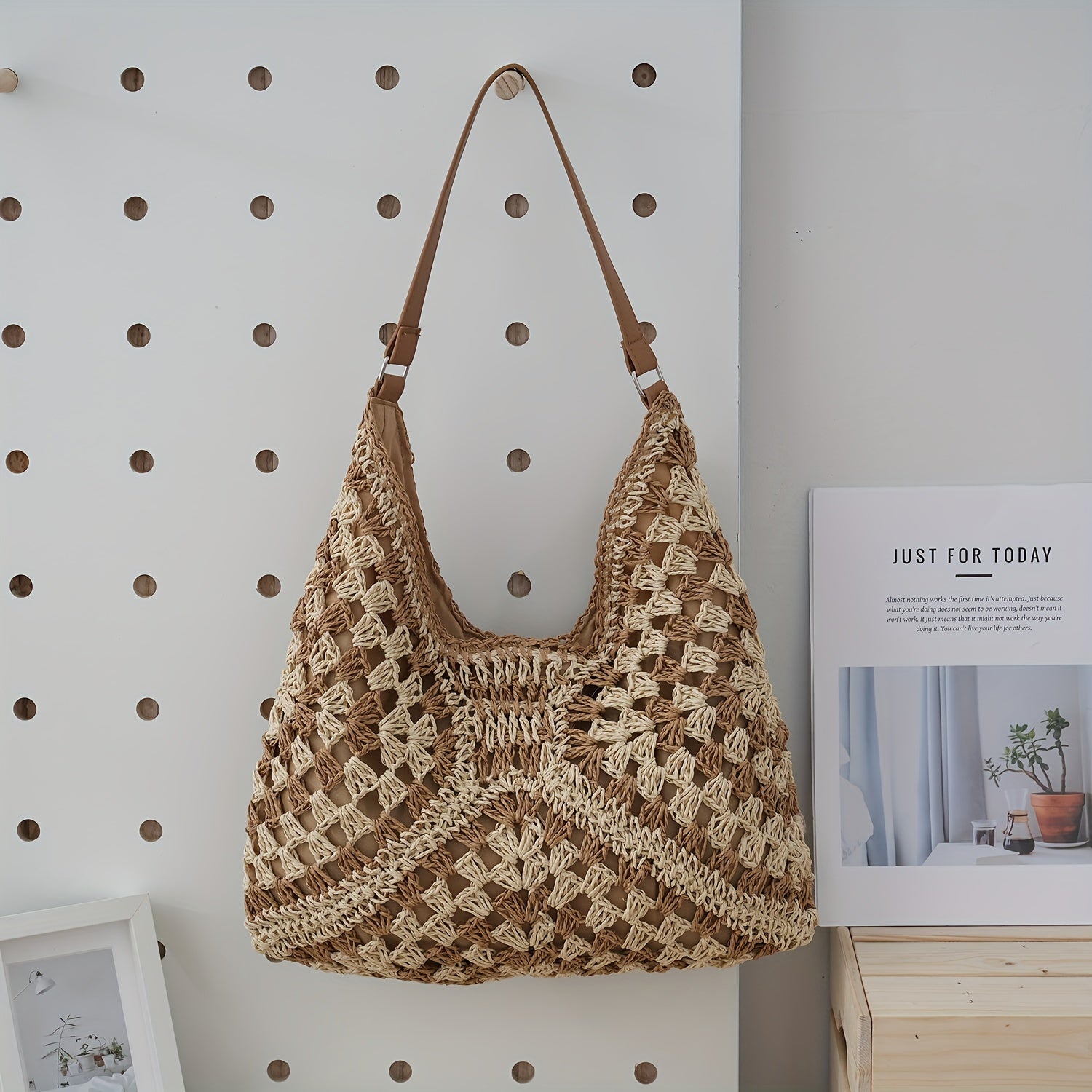 Boho Crochet Shoulder Bag